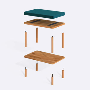 Waljan Bench – 24" x 15" (60 x 38 cm)