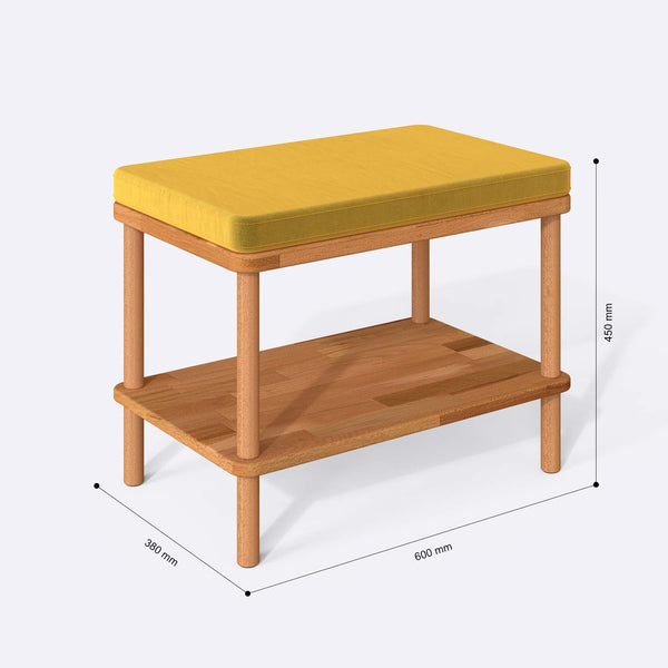 Waljan Bench – 24" x 15" (60 x 38 cm)