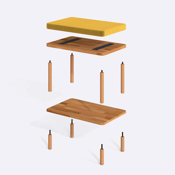 Waljan Bench – 24" x 15" (60 x 38 cm)