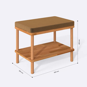 Waljan Bench – 24" x 15" (60 x 38 cm)