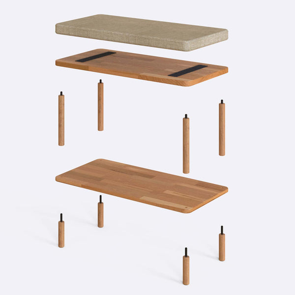 Waljan Bench – 31" x 15" (80 x 38 cm)