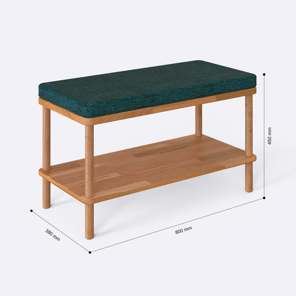 Waljan Bench – 31" x 15" (80 x 38 cm)