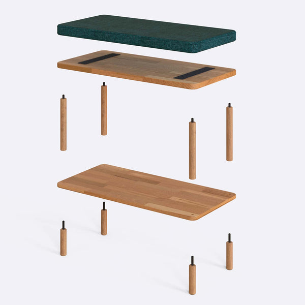 Waljan Bench – 31" x 15" (80 x 38 cm)