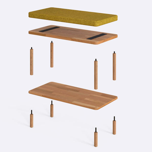 Waljan Bench – 31" x 15" (80 x 38 cm)