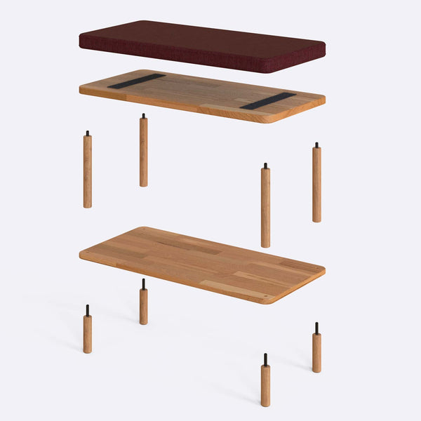 Waljan Bench – 31" x 15" (80 x 38 cm)