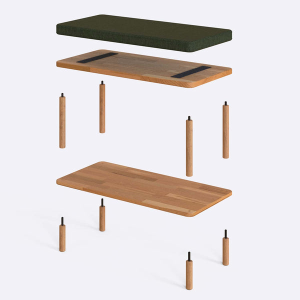 Waljan Bench – 31" x 15" (80 x 38 cm)