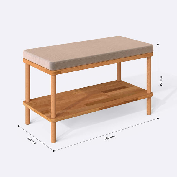 Waljan Bench – 31" x 15" (80 x 38 cm)