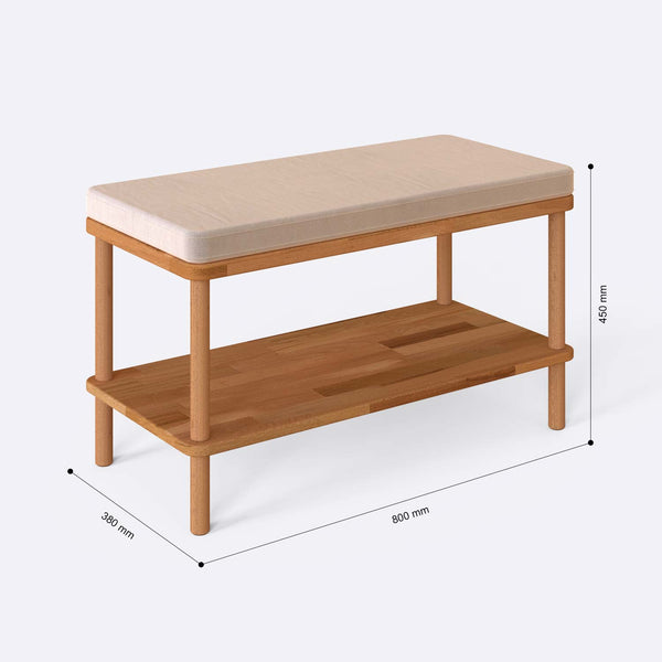 Waljan Bench – 31" x 15" (80 x 38 cm)