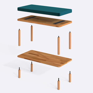 Waljan Bench – 31" x 15" (80 x 38 cm)