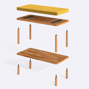 Waljan Bench – 31" x 15" (80 x 38 cm)