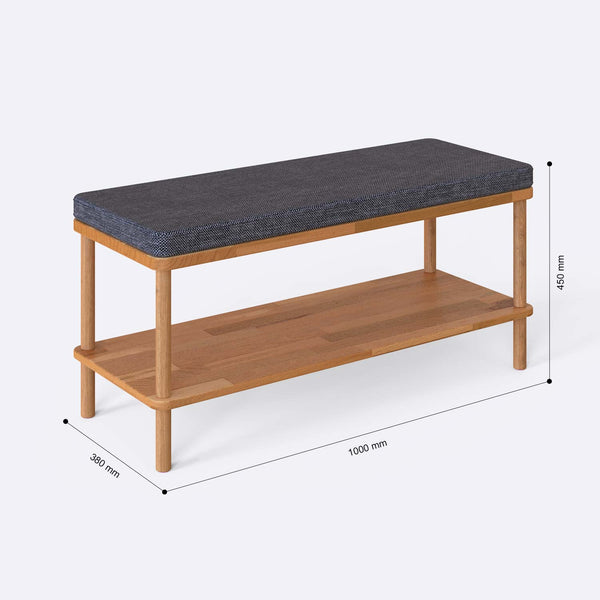 Waljan Bench – 39" x 15" (100 x 38 cm)