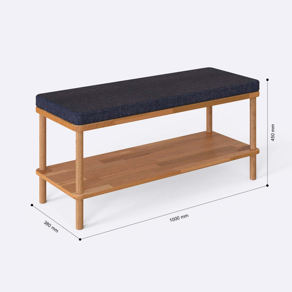 Waljan Bench – 39" x 15" (100 x 38 cm)