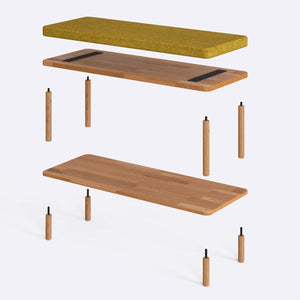 Waljan Bench – 39" x 15" (100 x 38 cm)