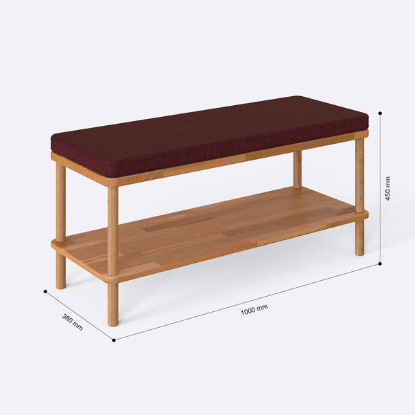 Waljan Bench – 39" x 15" (100 x 38 cm)