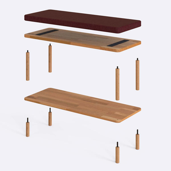 Waljan Bench – 39" x 15" (100 x 38 cm)