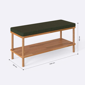 Waljan Bench – 39" x 15" (100 x 38 cm)