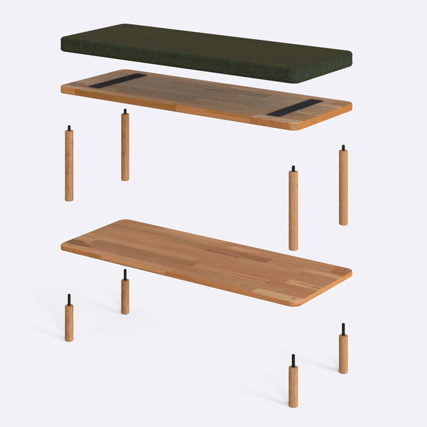 Waljan Bench – 39" x 15" (100 x 38 cm)