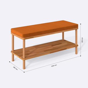 Waljan Bench – 39" x 15" (100 x 38 cm)