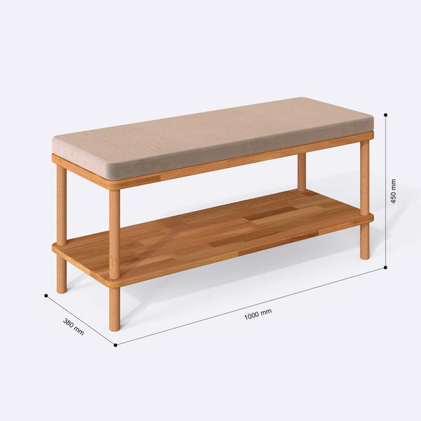 Waljan Bench – 39" x 15" (100 x 38 cm)