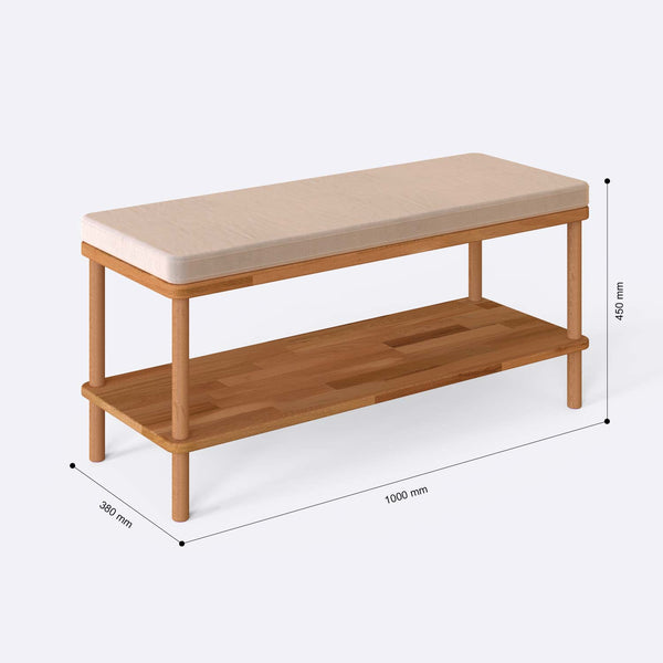 Waljan Bench – 39" x 15" (100 x 38 cm)