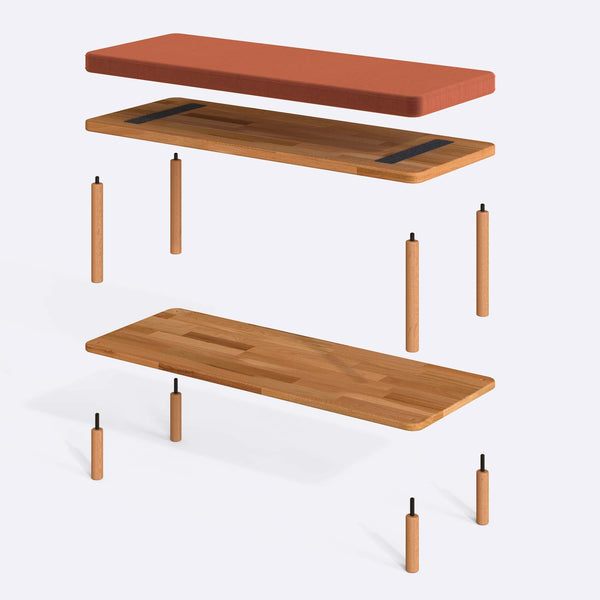 Waljan Bench – 39" x 15" (100 x 38 cm)