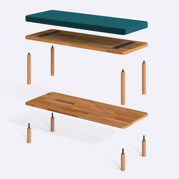 Waljan Bench – 39" x 15" (100 x 38 cm)