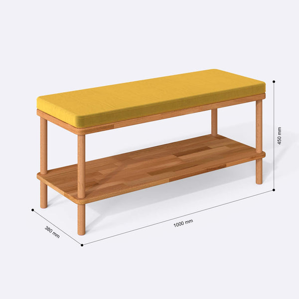 Waljan Bench – 39" x 15" (100 x 38 cm)