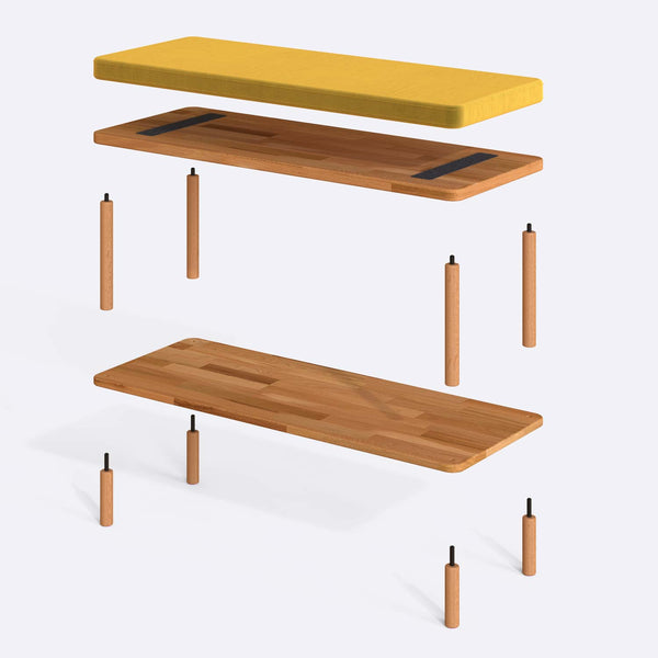 Waljan Bench – 39" x 15" (100 x 38 cm)