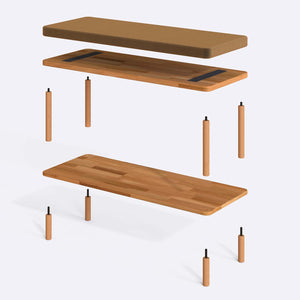 Waljan Bench – 39" x 15" (100 x 38 cm)