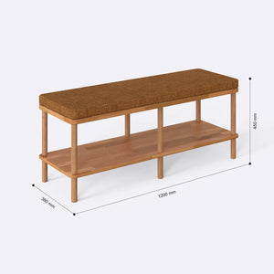 Waljan Bench – 47" x 15" (120 x 38 cm)