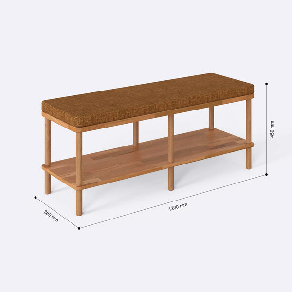 Waljan Bench – 47" x 15" (120 x 38 cm)