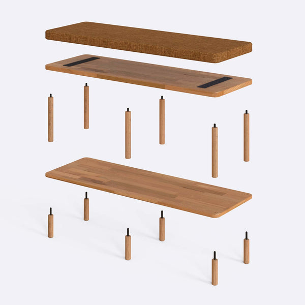 Waljan Bench – 47" x 15" (120 x 38 cm)