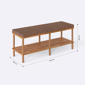 Waljan Bench – 47" x 15" (120 x 38 cm)