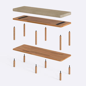 Waljan Bench – 47" x 15" (120 x 38 cm)