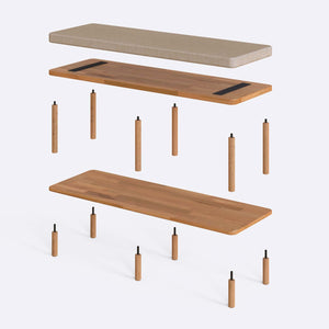 Waljan Bench – 47" x 15" (120 x 38 cm)