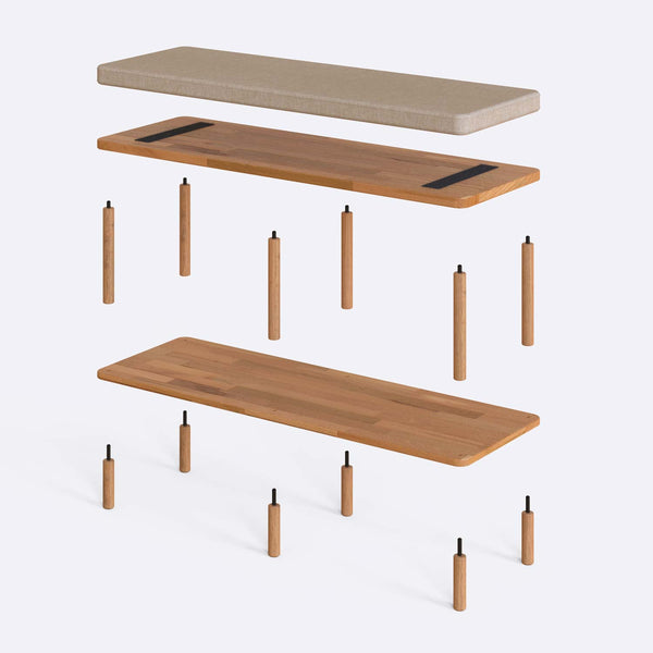 Waljan Bench – 47" x 15" (120 x 38 cm)