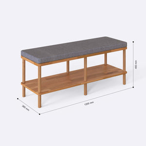 Waljan Bench – 47" x 15" (120 x 38 cm)