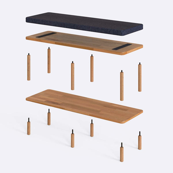 Waljan Bench – 47" x 15" (120 x 38 cm)