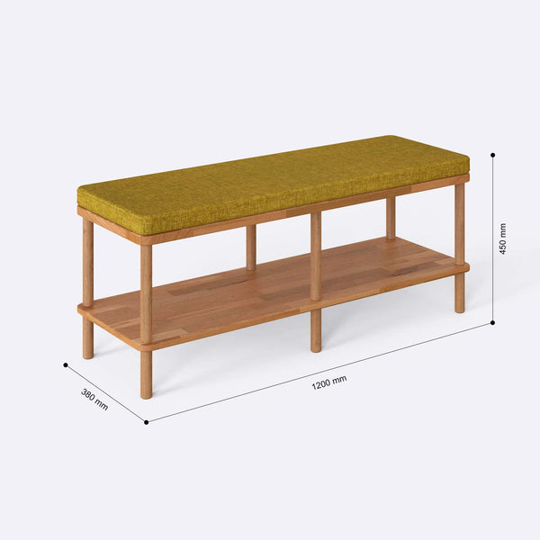 Waljan Bench – 47" x 15" (120 x 38 cm)