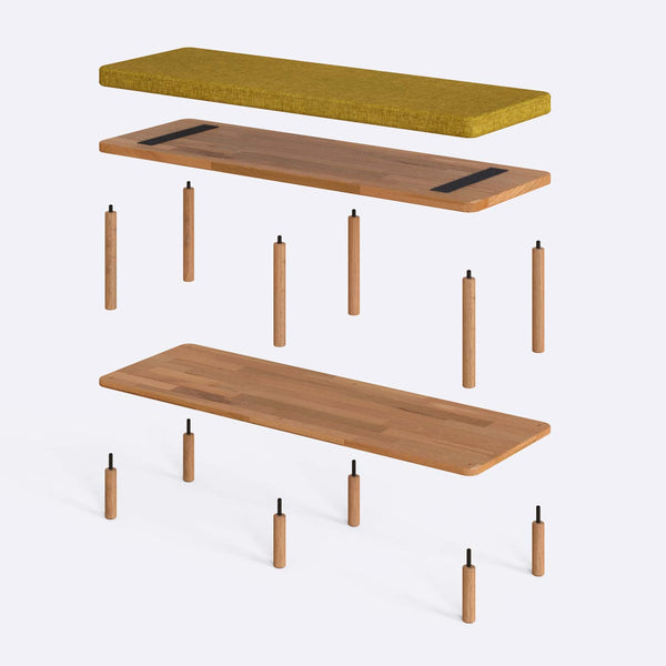 Waljan Bench – 47" x 15" (120 x 38 cm)