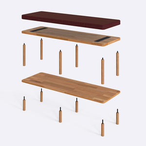 Waljan Bench – 47" x 15" (120 x 38 cm)