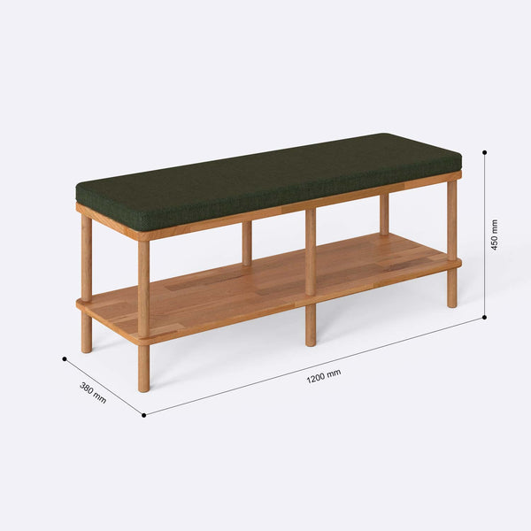 Waljan Bench – 47" x 15" (120 x 38 cm)