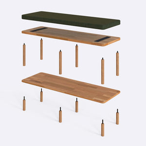 Waljan Bench – 47" x 15" (120 x 38 cm)