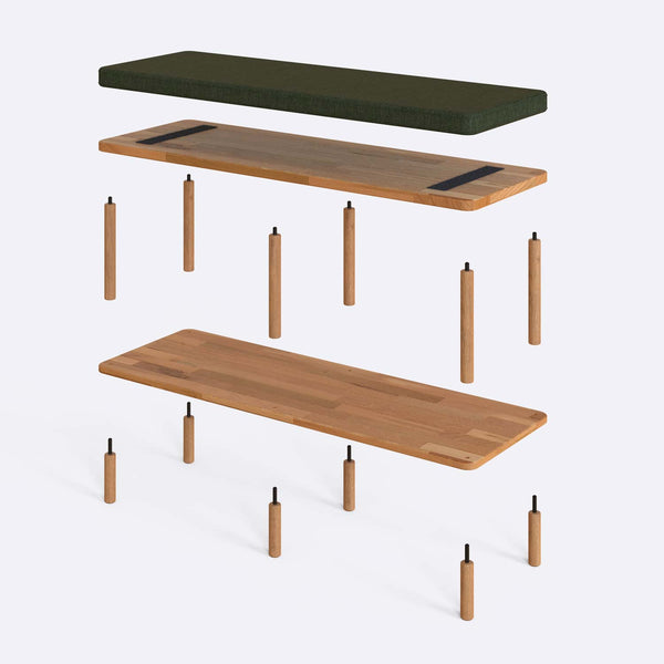 Waljan Bench – 47" x 15" (120 x 38 cm)