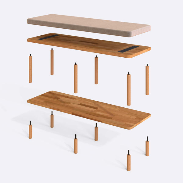 Waljan Bench – 47" x 15" (120 x 38 cm)