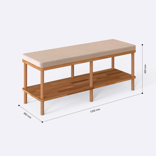 Waljan Bench – 47" x 15" (120 x 38 cm)
