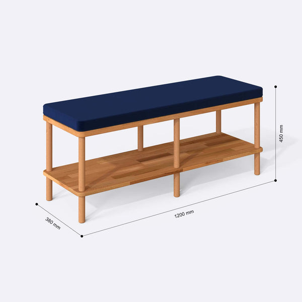 Waljan Bench – 47" x 15" (120 x 38 cm)