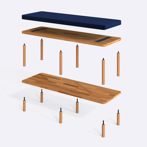 Waljan Bench – 47" x 15" (120 x 38 cm)