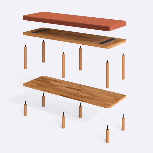 Waljan Bench – 47" x 15" (120 x 38 cm)