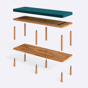 Waljan Bench – 47" x 15" (120 x 38 cm)